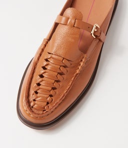 GATO MO DK TAN BROWN SOLE LEATHER