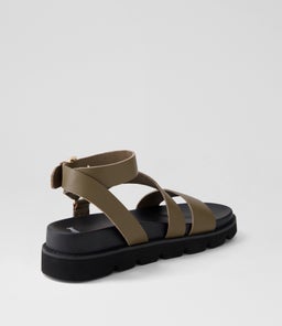 CAPLAN MO OLIVE BLACK SOLE LEATHER