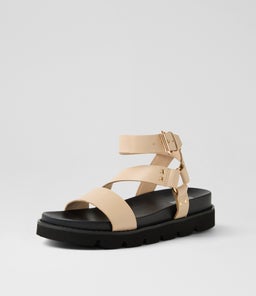 CAPLAN MO NOUGAT BLACK SOLE LEATHER