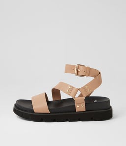 CAPLAN MO LT TAUPE BLACK SOLE LEATHER