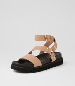 CAPLAN MO LT TAUPE BLACK SOLE LEATHER