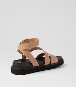 CAPLAN MO LT TAUPE BLACK SOLE LEATHER