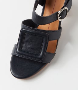 ATUNE MO NAVY NATURAL HEEL LEATHER