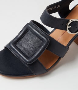 ATUNE MO NAVY NATURAL HEEL LEATHER