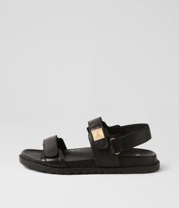 BEBE MO BLACK LEATHER