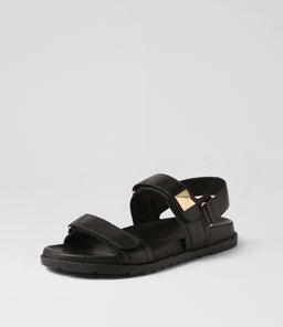BEBE MO BLACK LEATHER