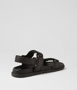 BEBE MO BLACK LEATHER