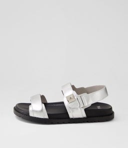 BEBE MO SILVER LEATHER