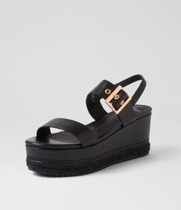 NESTLA MO BLACK BLACK ROPE LEATHER