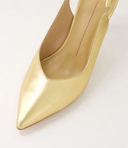TRAINA MO GOLD GOLD HEEL LEATHER