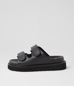 LARNIE MO BLACK BLACK SOLE LEATHER