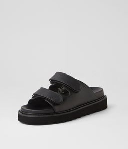 LARNIE MO BLACK BLACK SOLE LEATHER