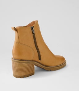 BIRDI MO DK TAN NATURAL HEEL LEATHER