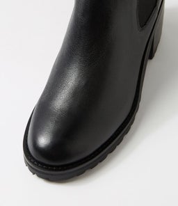 BIANCHA MO BLACK BLACK HEEL LEATHER