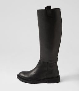 RIVAH MO BLACK BLACK HEEL LEATHER