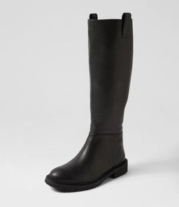 RIVAH MO BLACK BLACK HEEL LEATHER