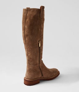 RIVAH MO COFFEE MID NATURAL HEEL SUEDE