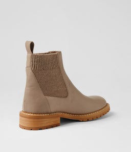 REYN MO TAUPE LT NATURAL HEEL LEATHER