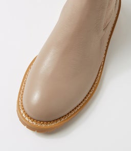 REYN MO TAUPE LT NATURAL HEEL LEATHER