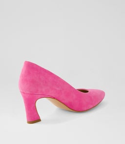 CHARLI MO BRIGHT PINK SUEDE