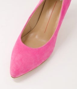 CHARLI MO BRIGHT PINK SUEDE