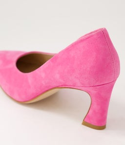 CHARLI MO BRIGHT PINK SUEDE