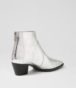 JILINA MO SILVER CRACK LEATHER