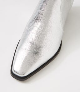 JILINA MO SILVER CRACK LEATHER