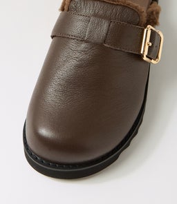 MERCHAH MO CHOC BLACK SOLE LEATHER