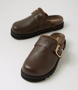 MERCHAH MO CHOC BLACK SOLE LEATHER