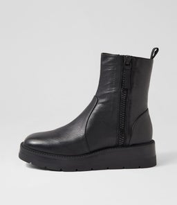 TIAH MO BLACK LEATHER