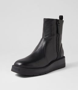 TIAH MO BLACK LEATHER