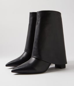 ZENDEYA MO BLACK LEATHER