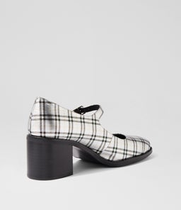 SWADE MO SILVER TARTAN LEATHER