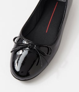 BALLET MO BLACK BLACK PATENT LEATHER