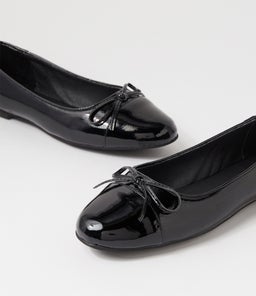 BALLET MO BLACK BLACK PATENT LEATHER
