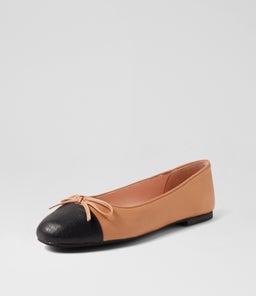 BALLET MO BLACK CAMEL LEATHER