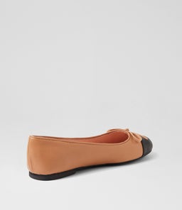 BALLET MO BLACK CAMEL LEATHER