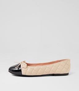 BELIE MO BLACK CREAM PATENT LEATHER