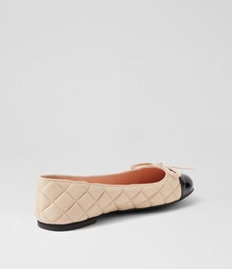 BELIE MO BLACK CREAM PATENT LEATHER