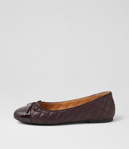 BELIE MO DEEP BURGUNDY PATENT LEATHER