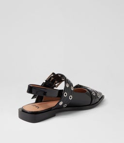 LARRA MO BLACK PATENT LEATHER