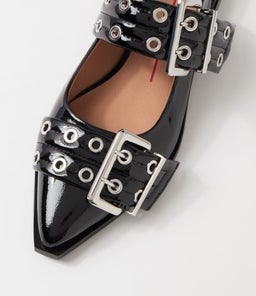 LARRA MO BLACK PATENT LEATHER