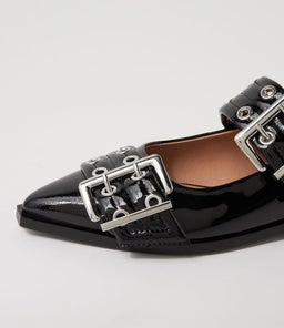 LARRA MO BLACK PATENT LEATHER