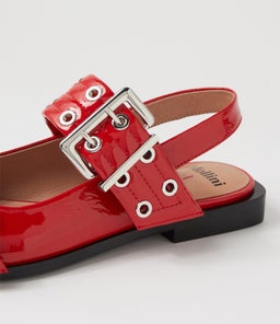 LARRA MO RED PATENT LEATHER