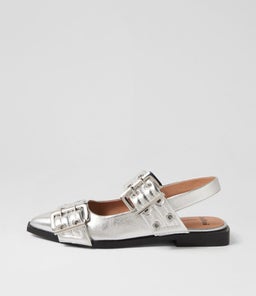 LARRA MO SILVER LEATHER