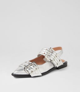 LARRA MO SILVER LEATHER