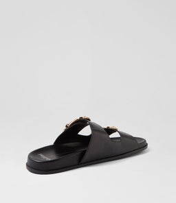 HEYLI MO BLACK GOLD BUCKLE LEATHER