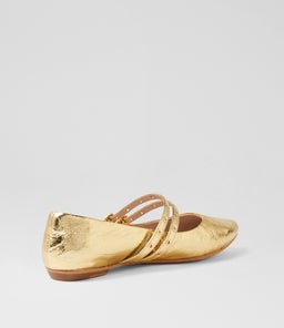 GARNES MO GOLD CRINKLE LEATHER