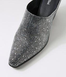 UTOPIAN MO BLACK SILVER SUEDE JEWELS